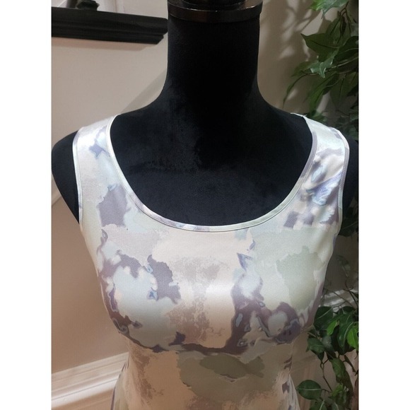 Ann Taylor Women's Multicolor Silk Round Neck Sleeveless Casual Top Blouse SP - Picture 4 of 10
